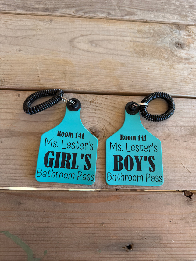 Ear Tag Keychains